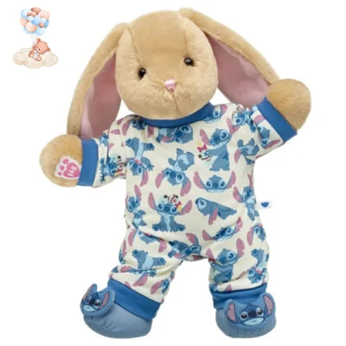 Pawlette™ Bunny Plush Disney Stitch PJs Gift Set