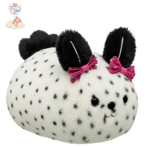 Sea Bunny Stuffed Animal with Fuchsia Bows