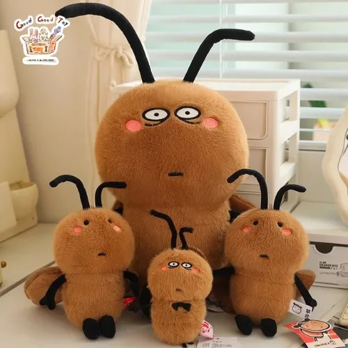 Cute Cockroach Teddy Bear Kids Plush Toy Birthday Gift Doll